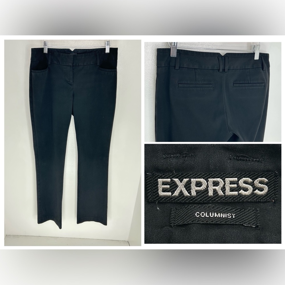 Express Columnist Straight‎ Leg Trousers Size 6 Business Career Work 32x32.5